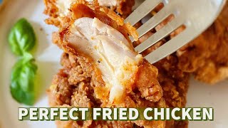 Perfect Easy Fried Chicken for Crispy Juicy Thighs 🍗 完美炸鸡 | The Best Fried Chicken Recipe