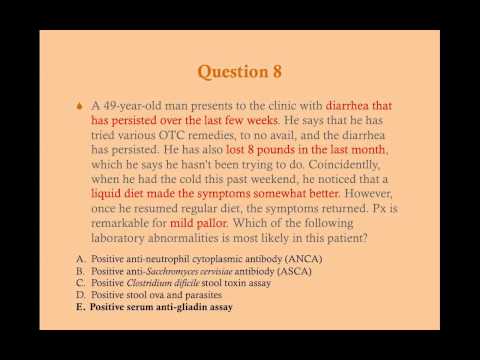 Gastroenterology Review Questions (old version, with sound) - CRASH! Medical Review Series