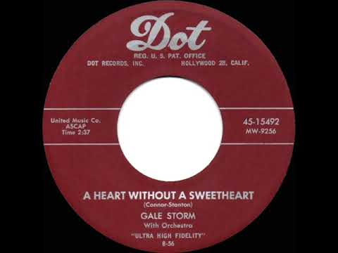 1956 Gale Storm - A Heart Without A Sweetheart