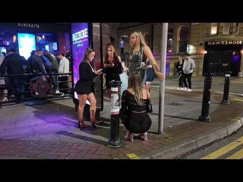 Manchester Nightlife 2025 | The Ultimate UK City Night Walking Tour 4K