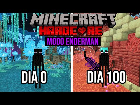 ✅I SURVIVED 100 days in MINECRAFT HARDCORE being an ENDERMAN! THIS IS WHAT HAPPENED!