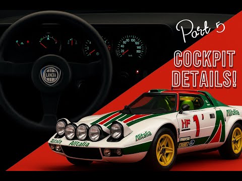 COCKPIT DETAILS! INTERIOR LIGHTING & WHEEL PAINTING — LANCIA STRATOS HF GR.4 ITALERI 1/12 (KIT 4714)
