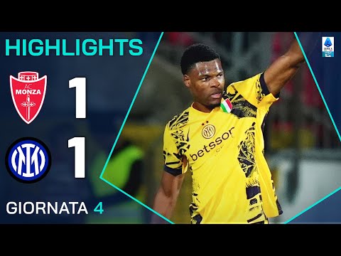 Video highlights della Monza vs Inter (1 a 1) - Giornata 4 - Fantacalcio e fantamedie