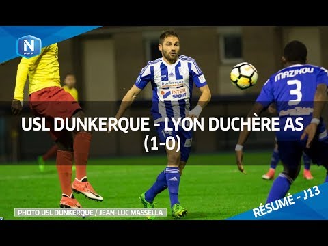 J13 : USL Dunkerque - Lyon Duchère AS (1-0), le résumé