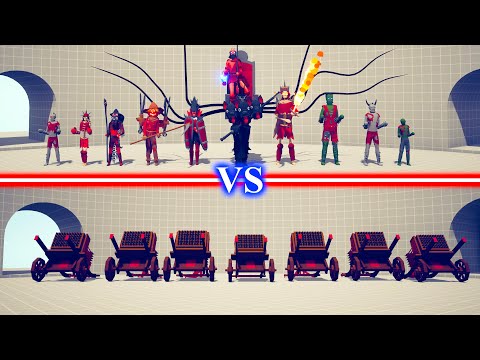 SPOOKY DLC TEAM vs HWACHA TEAM - Totally Accurate Battle Simulator TABS