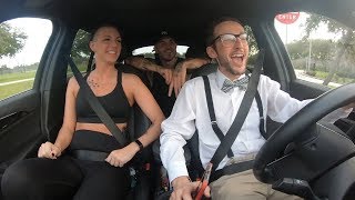 Nerdy Uber driver RAP BATTLES Rider!