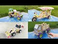 DIY 4 Amazing Matchbox TOYS You Can Make At Home Matchbox JCB Truck Matchbox Tuk Tuk Rickshaw