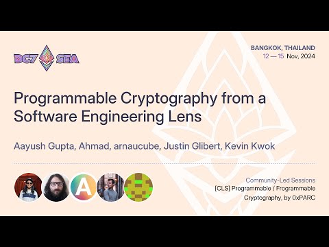 Programmable Cryptography from a Software Engineering Lens preview