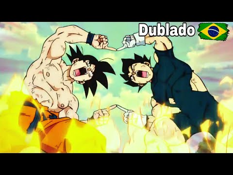 GOKU E VEGETA FAZEM A FUSÃO!! GOGETA APARECE - Dublado| Dragon Ball Super Broly #dublado