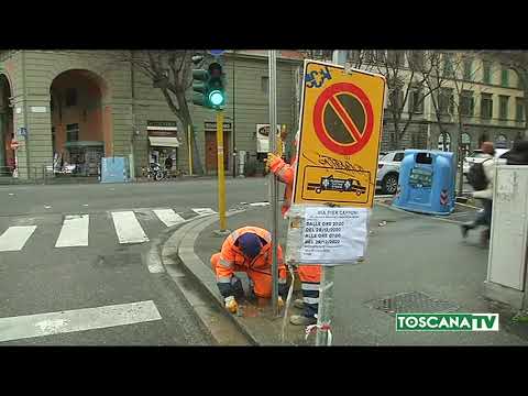 2020-12-24 FIRENZE - TRAFFICO, CAMBIA VIABILITÀ INTORNO PIAZZA DELLA LIBERTÀ