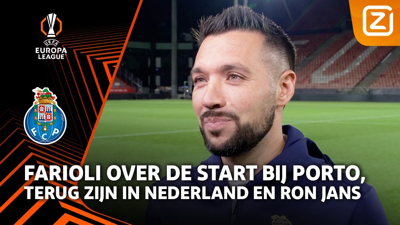 Farioli: "Ik heb een fles Portugese wijn voor Ron Jans meegenomen" | Interview met Francesco Farioli