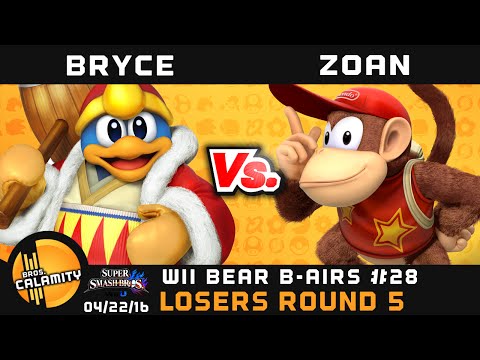 WBB #28 | Bryce (DDD) vs Zoan (Diddy) - Losers Round 5 - Sm4sh Singles