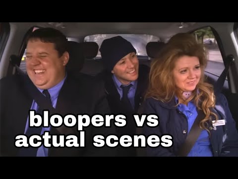 reece shearsmith car share bloopers vs actual scenes