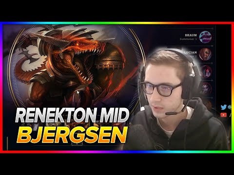 682. Bjergsen Renekton vs Jayce Mid - Patch 8.11 - NA Challenger