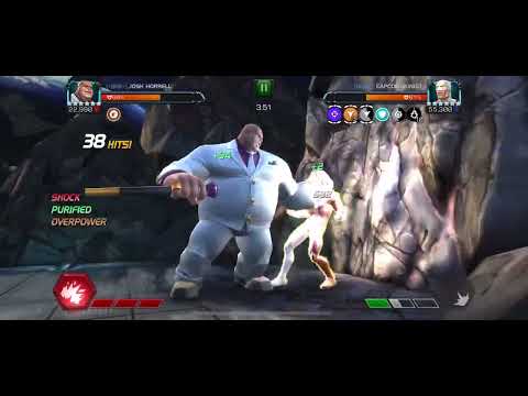 ONE vs ISO8a- Season 31 War 12- R4 6* Kingpin Solo vs Guardian mini boss on Safeguard node