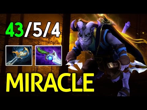 Miracle- Riki Madness 43 Kill Echo Sabre + Diffusal Blade Dota2 Gameplay