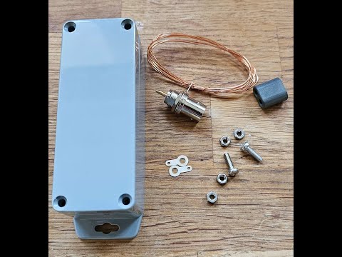 Loop on ground (LOG) receive antenna build.