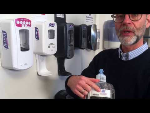 GOJO:Purell kontrol af dispenser