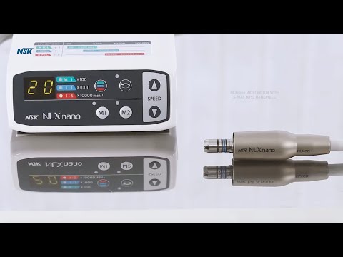 NSK NLX Nano Fiber Optic Dental Micromotor Introduction Video