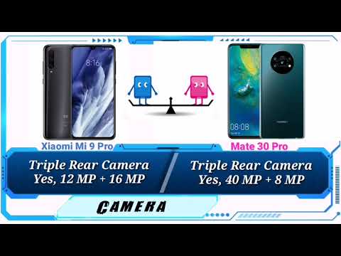 XIAOMI MI 9 PRO VS HUAWEI MATE 30 PRO Specs Comparison