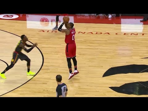 Raptors Highlights: Poeltl Block Leads to Miles Three - March 6, 2018