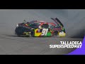 Mason Massey slams into inside wall at Talladega