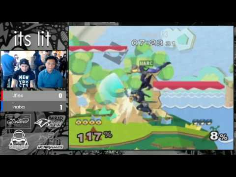 IT'S LIT SSBM - Jflex (Sheik) vs. Inaba (Marth) - Smash Melee Winners Side