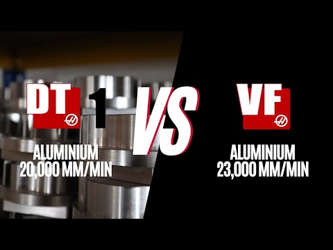 Haas DT-1 VS VF-2-SS Machining Comparison. Which is FASTER ?