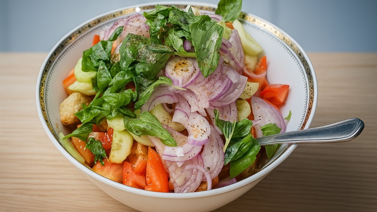 Italian Panzanella Salad: A Taste of Tradition and Resourcefulness