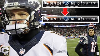 Brady vs Manning EPIC 24-0 Comeback! | Greatest Game Ever