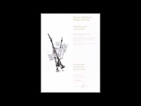 Milhaud - Petit Concert for Clarinet and Piano - 3 - Finale - Allegro