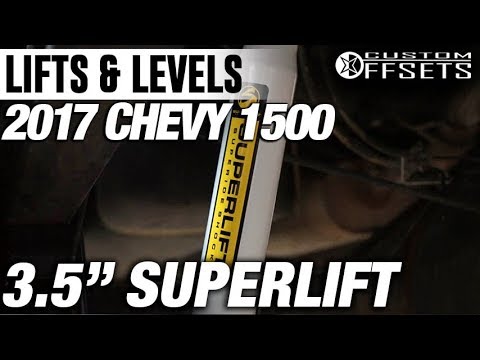Lifts & Levels: 3.5" Superlift Lift Kit 2017 Chevy 1500