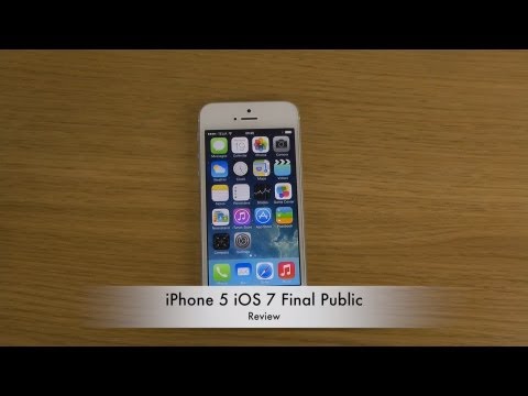 iPhone 5 iOS 7 Final Public - Review
