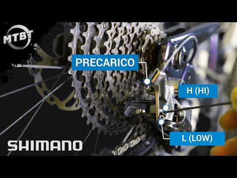 How to adjust the Shimano rear derailleur for MTB | MTBT