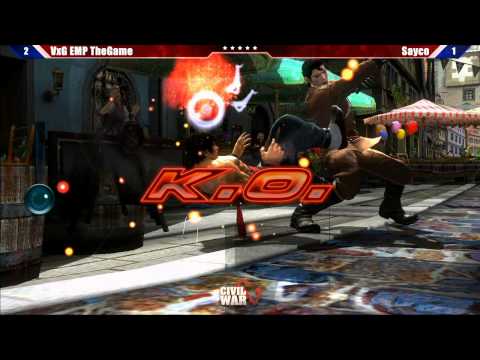 Tekken Tag Tournament 2 Winner's Final VxG EMP TheGame vs Sayco - Civil War 5 Tournament