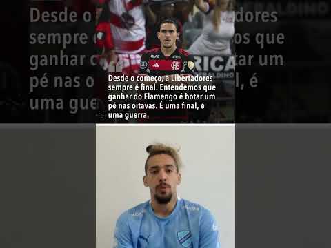 Jogador do Bolívar falou sobre enfrentar o Flamengo na Libertadores #shorts