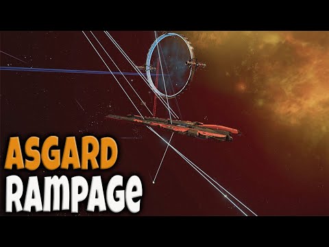 How powerful is the new Asgard Battleship? | X4: Foundations Cradle of Humanity
