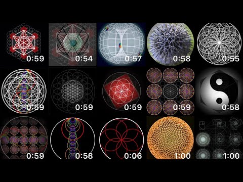108 Sacred Geometry Animations, by Quentin Carpenter Natureofflowers