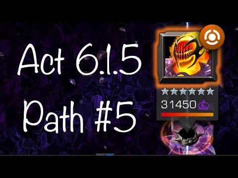 Act 6.1.5 - #5 path w/ Ronan, Agent Venom, Proxima Midnight, Elektra, Luke Cage, Quake, Dormammu