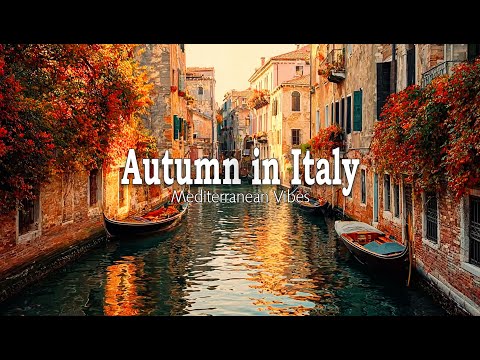 🍁 Autumn Romance in Italy 🌊 2+ Hours Dreamy Amalfi Coast & Lake Como Scenic Views 4K