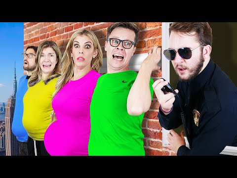 EXTREME HIDE AND SEEK with REAL COP But We are PREGNANT