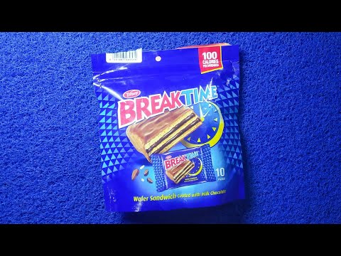 Tiffany break time wafer sandwich coated with milk chocolate review