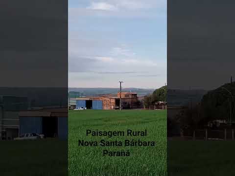 Paisagem Rural em Nova Santa Bárbara no norte pioneiro do Paraná