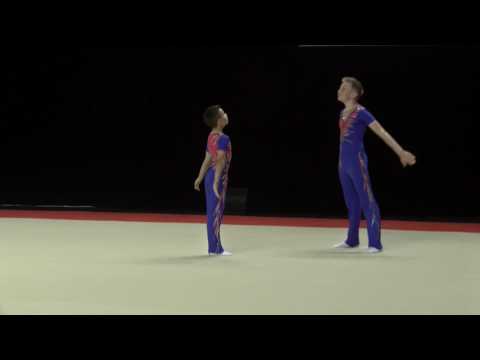 Spelthorne   Gold   Mens Pair   11 16  Acrobatic Gymnastics 2017