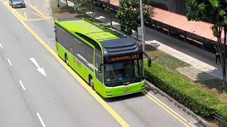 SMB3168R(MDDEP 858) On Service 883 At Yishun Avenue 2