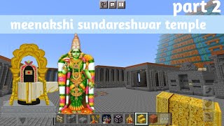 meenakshi sundareshwar temple in minecraft part 2
