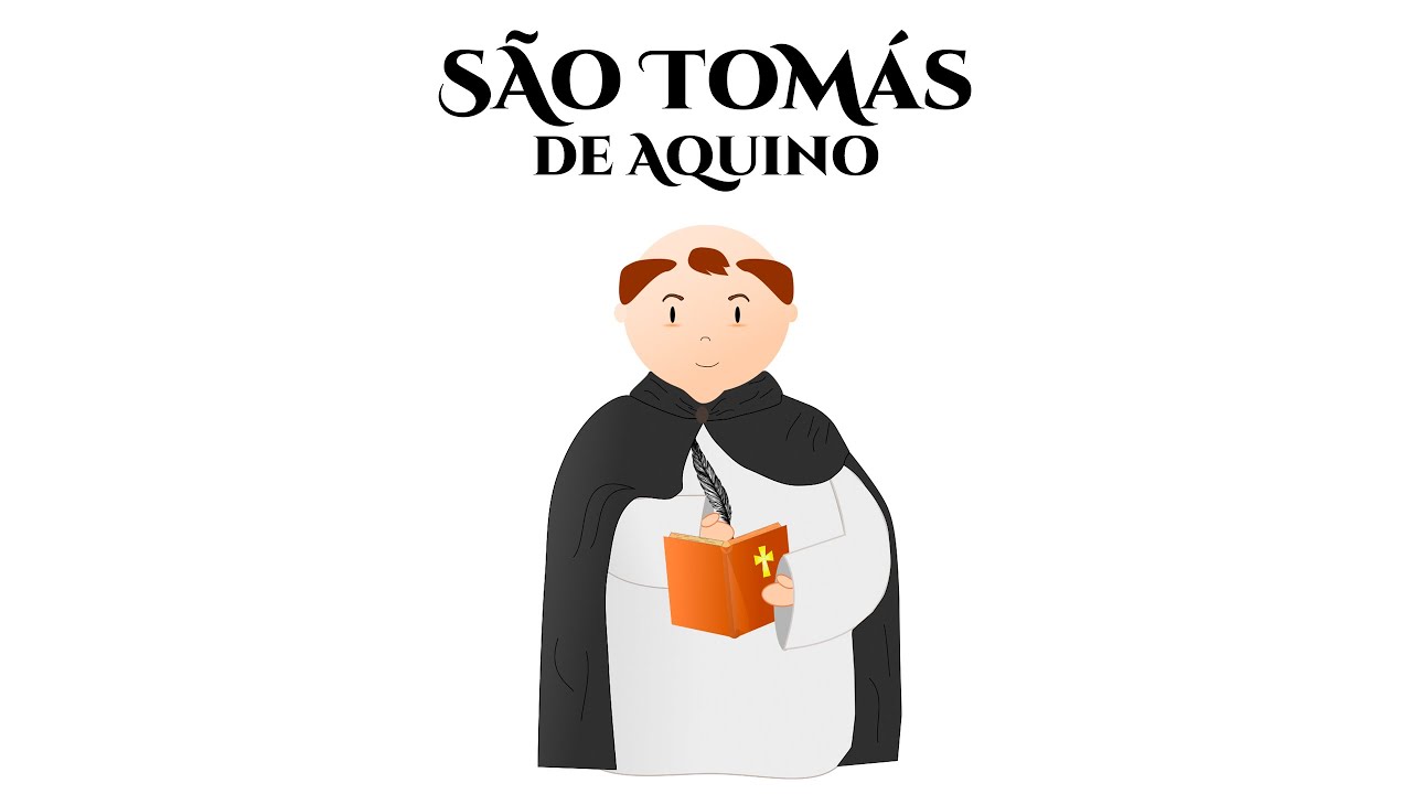 SÃO TOMÁS DE AQUINO | DESENHOS BÍBLICOS | CATEQUESE