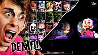 LETS GO 50/20 MODE..!? | FNaF Ultimate Custom Night DEMO gameplay (SCOTT&#39;S TROLL EDITION)