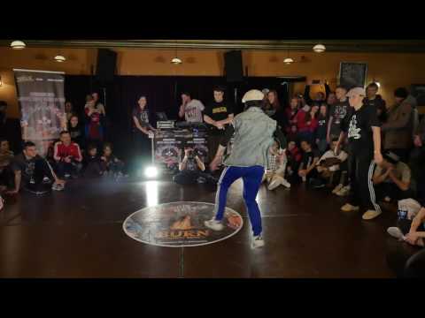 Toprock 1vs1 Surwi (PL) vs Kettu Brown @Vilnius Street Battle 2017