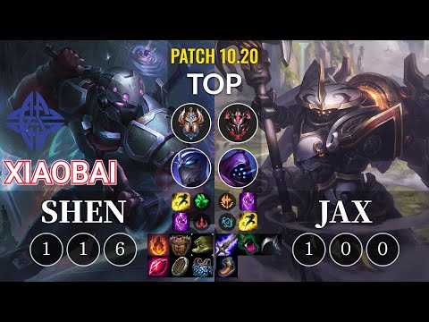 ES Xiaobai Shen vs Jax Top - KR Patch 10.20
